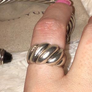 David Yurman Wide Sculptured Hampton Ring